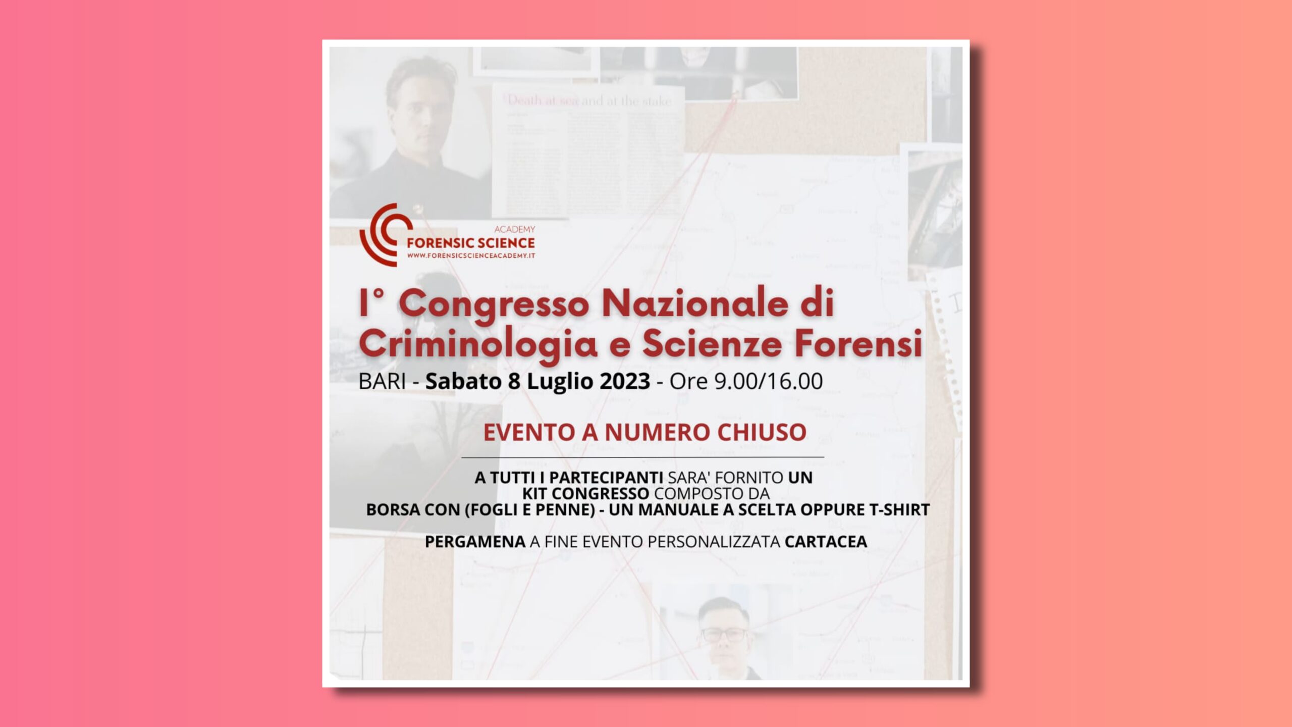 I Congresso Nazionale Di Criminologia E Scienze Forensi News Social